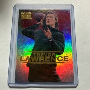 2021 Metal Universe Skybox Trevor Lawrence Football HOLO Rookie Card NM+